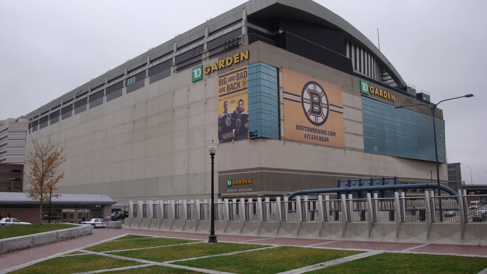 Exterior of TD Garden in Boston