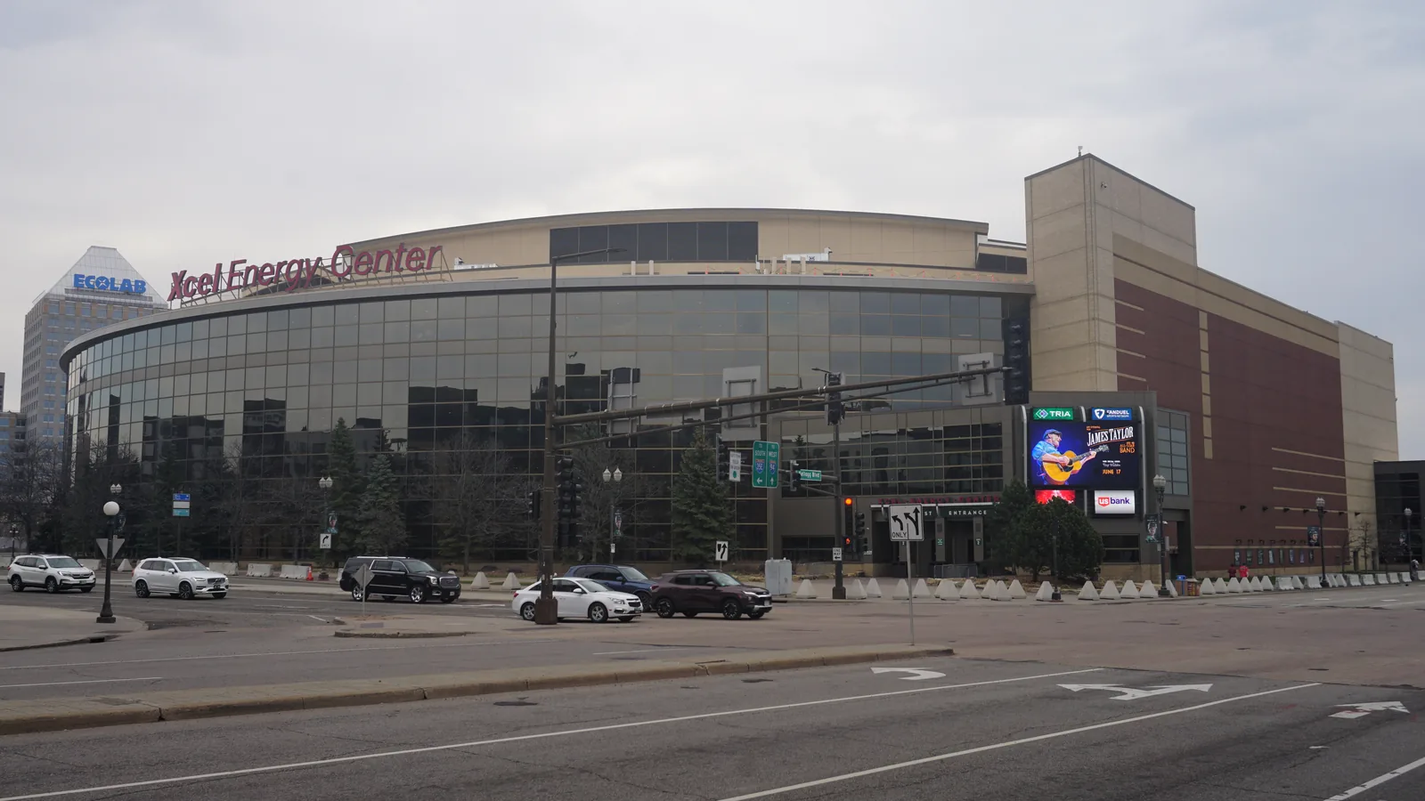 Exterior of Grand Casino Arena in Saint Paul